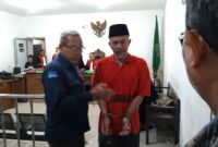 Saat terdakwa Hermanto dihadirkan disidang PN Palembang, Rabu (8/7/2026)