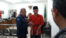 Saat terdakwa Hermanto dihadirkan disidang PN Palembang, Rabu (8/7/2026)