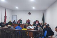 Saat para saksi dihadirkan di sidang kasus dugaan korupsi KUR BSI disidang PN Tipikor Palembang, Kamis (9/7/2026)