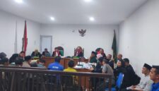 Saat para saksi dihadirkan di sidang kasus dugaan korupsi KUR BSI disidang PN Tipikor Palembang, Kamis (9/7/2026)