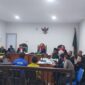 Saat para saksi dihadirkan di sidang kasus dugaan korupsi KUR BSI disidang PN Tipikor Palembang, Kamis (9/7/2026)
