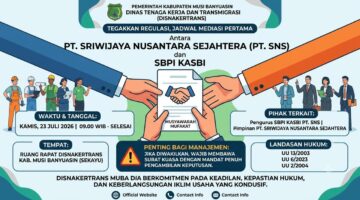 Disnakertrans Muba Jadwalkan Mediasi Perdana Perselisihan PT SNS dan SBPI KASBI, Kedepankan Musyawarah Mufakat