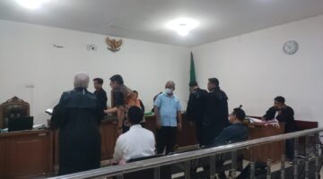 Saat Para saksi dihadirkan disidang PN Tipikor Palembang, Jumad (10/7/2026)