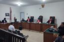 Saat JPU bacakan tuntutan pidana terhadap terdakwa Akhirudin,disidang Tipikor PN Palembang,Senin (13/7/2026)