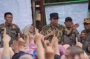 fhoto : penertiban pasar nendagung, walikota pagar alam undi lapak pedagang