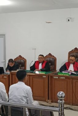 Eksepsi Ditolak, Sidang Dugaan Korupsi Proyek Irigasi Ataran Air Lemutu Lanjut ke Pembuktian