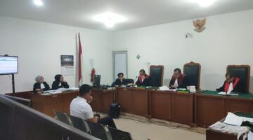 Saat saksi dihadirkan di PN Tipikor Palembang,Selasa (14/7/2026)