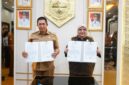 fhoto :penandatangan surat keputusan khusus antara pemkot dengan kejaksaan negeri pagar alam