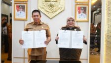 fhoto :penandatangan surat keputusan khusus antara pemkot dengan kejaksaan negeri pagar alam