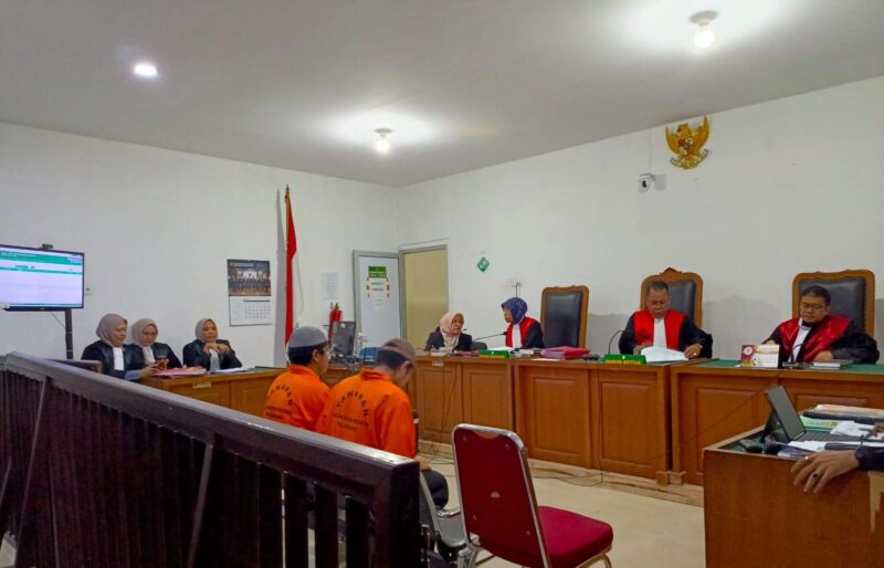 Suasana persidangan di PN Palembang, Selasa (14/7/2026)