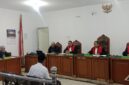 Saat JPU bacakan  dakwaan terdakwa Korupsi Layanan BTN e-Batara Pos di sidang PN Tipikor Palembang, Rabu (15/7/2026)