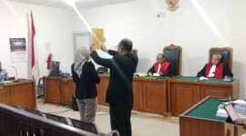 Saat saksi dihadirkan disidang PN Palembang, Rabu (15/7/2026)