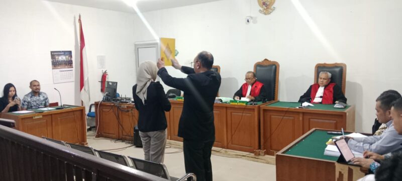 Saat saksi dihadirkan disidang PN Palembang, Rabu (15/7/2026)