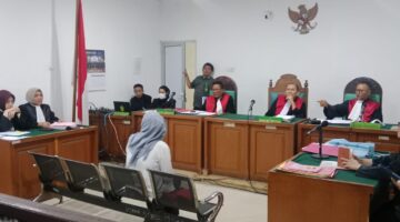 Saat terdakwa memberikan keterangannya dipersidangan PN Palembang, Rabu (15/7/2026)