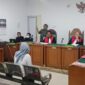 Saat terdakwa memberikan keterangannya dipersidangan PN Palembang, Rabu (15/7/2026)