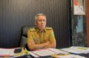 Kepala Dinas Pertanian Tanaman Pangan dan Hortikultura (DPTPH) Sumsel, Bambang Pramono saat diwawancarai di ruang kerjanya, Rabu (15/7/2026). Foto: Tia