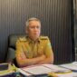 Kepala Dinas Pertanian Tanaman Pangan dan Hortikultura (DPTPH) Sumsel, Bambang Pramono saat diwawancarai di ruang kerjanya, Rabu (15/7/2026). Foto: Tia