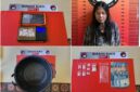 fhoto : dua tersangka tindak pidana narkotika di wilayah hukum polres pagar alam