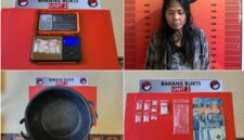 fhoto : dua tersangka tindak pidana narkotika di wilayah hukum polres pagar alam