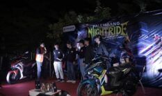 Night Ride Palembang Darussalam, Astra Motor Sumsel Kenalkan New Honda Vario Evo 160 kepada Komunitas
