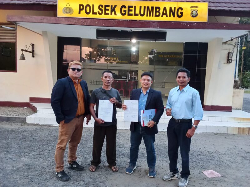 Orang Tua Korban Pembacokan di Gelumbang Resmi Lapor Polisi, Desak Pelaku Segera Ditangkap