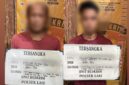 Kedua pelaku saat diamankan. Foto: polisi.