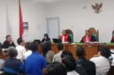 Saat para saksi dihadirkan di sidang PN Palembang,Senin (20/7/2026)