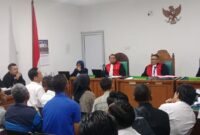 Saat para saksi dihadirkan di sidang PN Palembang,Senin (20/7/2026)