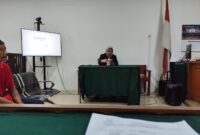 Saat terdakwa Yunas disidang PN Palembang, Senin (20/7/2026)
