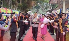 Lanjutkan Estafet Kepemimpinan, AKBP Adam Purbantoro Terima Tradisi Pedang Pora di Polres Pagar Alam