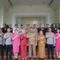 fhoto : momen pisah sambut kapolres pagar alam di griya rumah dinas walikota pagar alam
