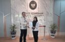 Direktur Eksekutif SIRA, Rahmat Sandi Iqbal, SH, saat menyampaikan laporan ke Komisi Kejaksaan RI terkait dugaan kejanggalan penanganan kasus korupsi Irigasi Ataran Air Lemutu, Selasa (21/7/2026).