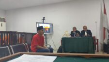 Saat Terdakwa Indra dihadirkan disidang PN palembang, Selasa (21/7/2026)