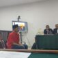 Saat  Terdakwa Indra dihadirkan disidang PN palembang, Selasa (21/7/2026)