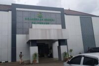 Foto gedung kejari Palembang