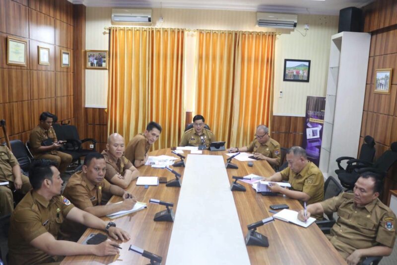 fhoto : rapat evaluasi akuntabilitas kinerja instansi pemerintah (akip) kota pagar alam 2026