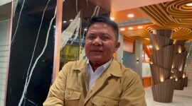Gubernur Sumsel, Herman Deru saat diwawancarai langsung di Kantor Gubernur, Kamis (23/7/2026). Foto: Tia