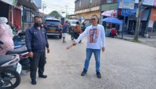 TKP yang berada di Jalan Sultan Mahmud Badaruddin II, Simpang Kades, Kelurahan Sukodadi, Kecamatan Sukarami, Palembang,