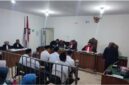 Saat JPU bacakan Tuntutan enam terdakwa disidang PN Tipikor Palembang Jumad (24/7/2026)