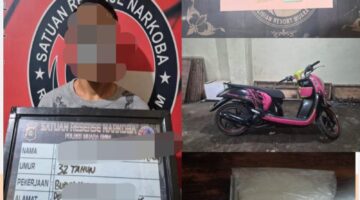 Sabu 25,38 Gram Disembunyikan di Filter Udara Motor, Peredaran Narkoba di Muara Enim Digagalkan Polisi