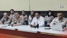 fhoto :rapat kordinasi polres pagar alam kesiapan kunjugan kapolda sumse