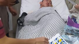Foto korban saat di rawat di rs Hermina