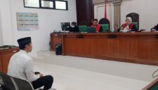 Foto terdakwa dihadirkan disidang PN Tipikor Palembang, Selasa (28/7/2026)