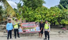 Cegah Kebakaran Lahan, Polsek Buay Madang Timur Intensifkan Sosialisasi dan Pasang Spanduk Karhutla