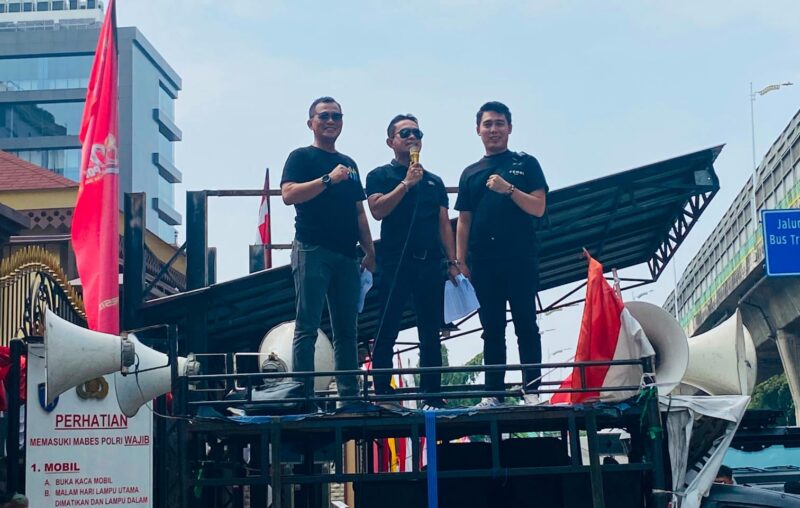 Foto aksi damai SIRA dan PST Sumsel pada kegiatan sebelumnya