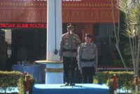 fhoto : kapolda sumsel irjen pol sandi nugroho bersama wakapolda brigjen pol rony samtana deklarasikan sabuk kambtibmas di pagar alam