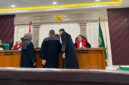 Suasana sidang di Pengadilan Tipikor Palembang saat JPU membacakan tuntutan terhadap terdakwa Yansori dalam perkara dugaan korupsi penjualan lahan kawasan hutan, Kamis (30/7/2026).