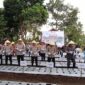 fhoto : Kapolda dan sejumlah kapolres dilingkungan polda sumsel melakukan tanam perdana bawang putih bersama pemkot pagar alam