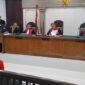 Saat JPU membaca tuntutan terhadap terdakwa Pansardi di sidang PN Palembang, Kamis (30/7/2026)