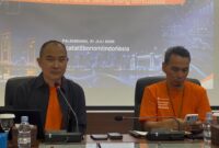 Kepala BPS Sumatera Selatan, Moh Wahyu Yulianto saat memaparkan terkait sensus ekonomi, Jum’at (31/7/2026). Foto: Tia